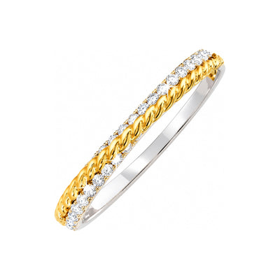 Manilla Rigida Torzal Moissanite S925