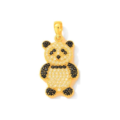 Dije Panda Oro 10k con Circonios