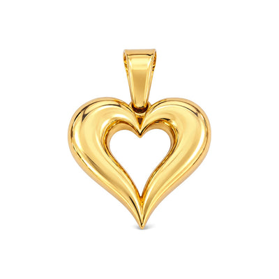 Dije Corazón Calado Oro 10k
