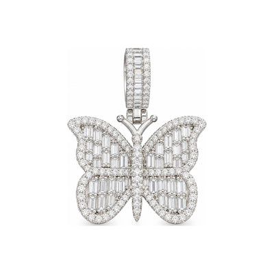 Dije Mariposa Moissanite S925