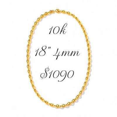 Cadena Eslabones Oro 10k