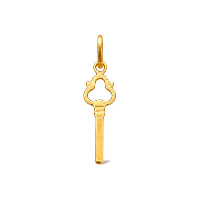 Dije Llave Calada Oro 14k