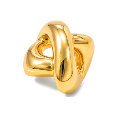 Anillo de Dama Oro 10k Nudo Entrecruzado