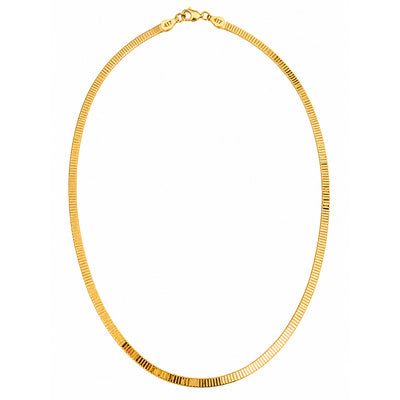 Cadena Oro 10k Espiga 3mm 17.5 Pulgadas