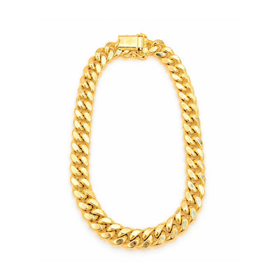 6mm Manilla Cubana Oro 10k