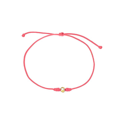 4mm Brazalete de Dama Oro 14k Redondos con Diamantes Naturales