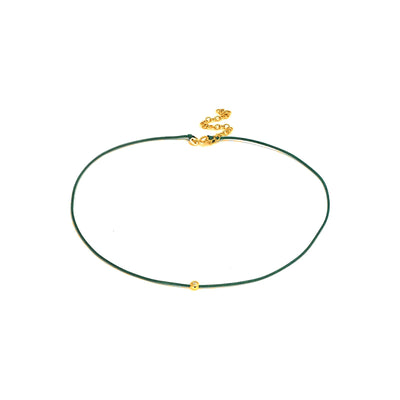 4mm Collar Oro 14k Redondos con Diamantes Naturales