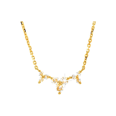 11mm Collar Oro 14k con Diamantes Naturales