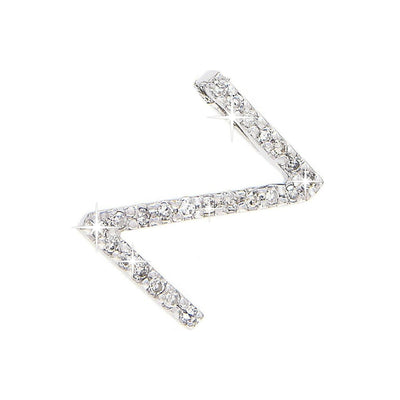 Dije Oro Blanco 14k Inicial con Diamantes Naturales