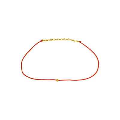 Collar Oro 14k Redondos con Diamantes Naturales