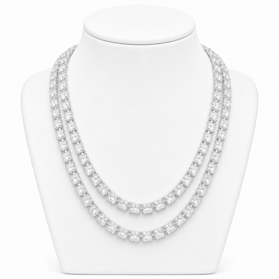 Cadena Tenis Corte Princesa Moissanite S925