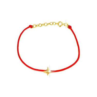 8mm Brazalete de Dama Oro 14k Estrella Pavé con Diamantes Naturales