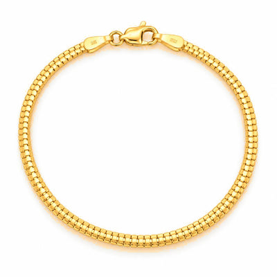 Brazalete Oro 10k Redondo Tubular