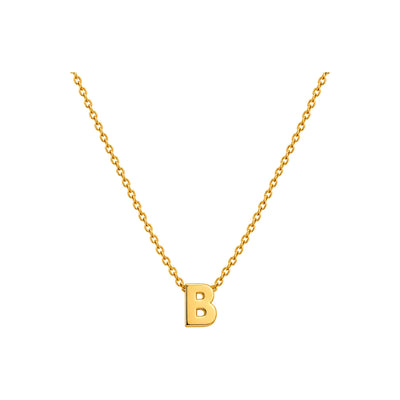 Dije Letra B Oro 10k Lisa