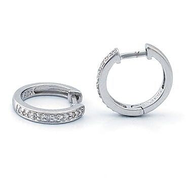 Pre Orden - Aretes de Dama Plata 925 Arracadas Línea de Circonios