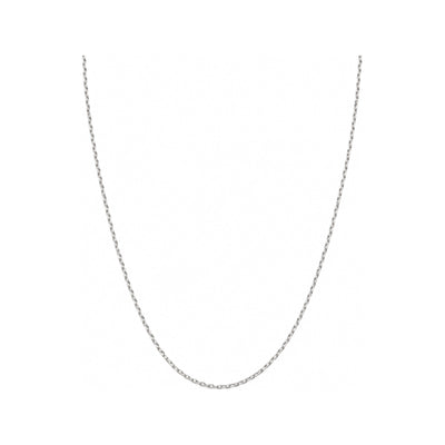 Cadena Oro Blanco 14k Eslabón Fino