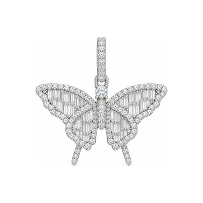 Dije Mariposa Moissanite S925