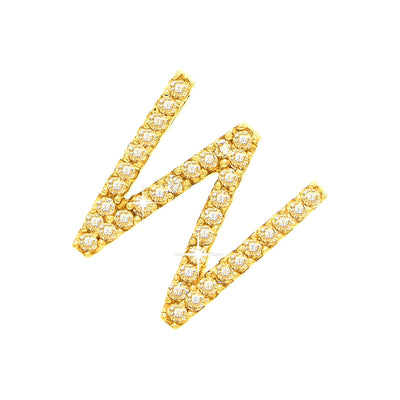 Dije Oro 14k Inicial con Diamantes Naturales
