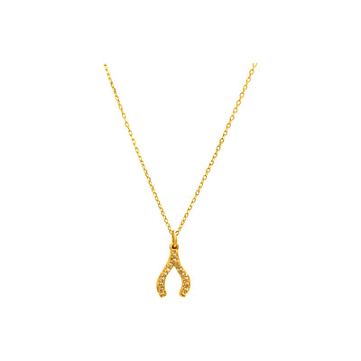 Collar Oro 14k Pavé con Diamantes Naturales