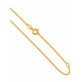 Cadena Oro 14k Rolo 1mm 16-18 Pulgadas Ajustable