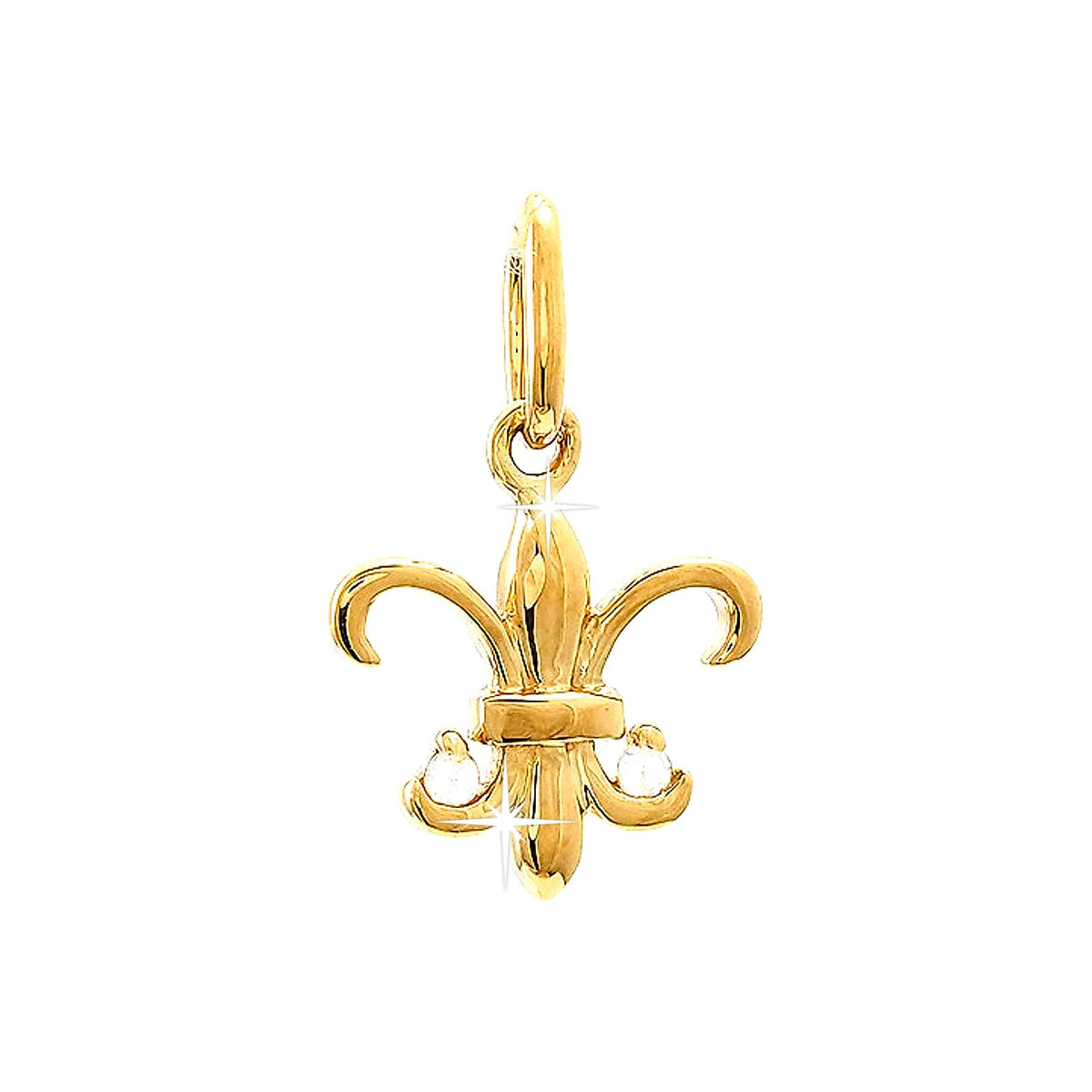 Dije Oro 14k Pavé con Diamantes Naturales
