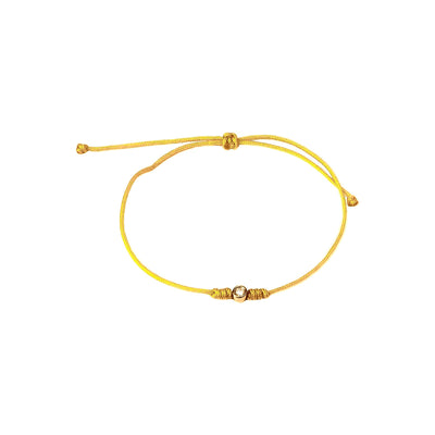4mm Brazalete de Dama Oro 14k Redondos con Diamantes Naturales