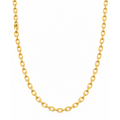 Cadena Oro 14k Eslabones Cuadrados Facetados