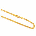 Cadena Oro 10k Cubana Corte Brillo 2.2mm