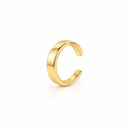 Ear Cuff Oro 14k Liso Ancho