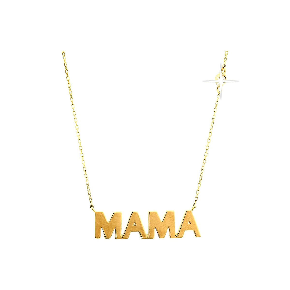6x23mm Collar Oro 14k con Diamantes Naturales