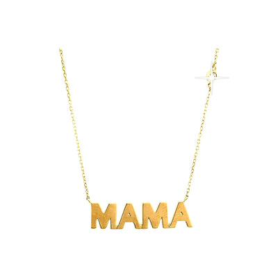6x23mm Collar Oro 14k con Diamantes Naturales