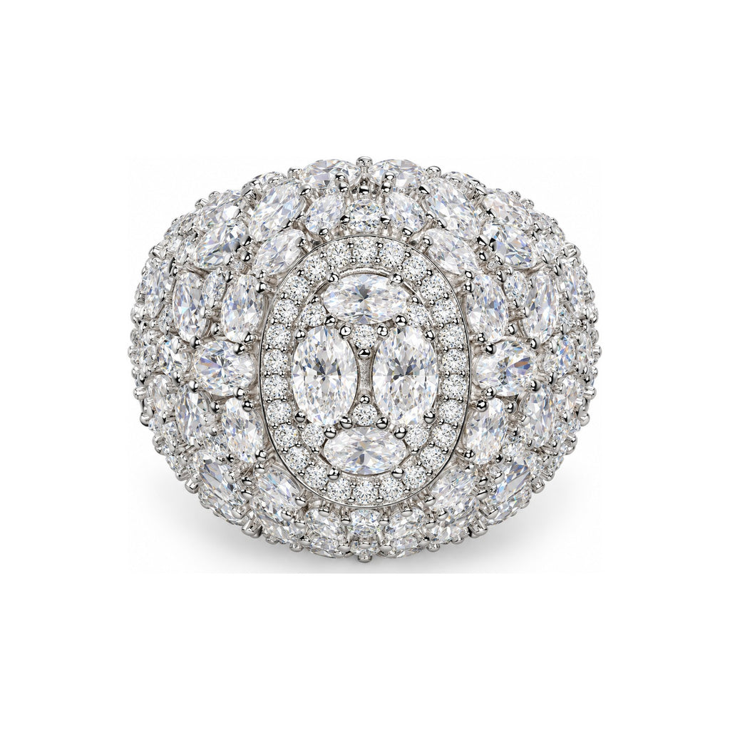 Anillo Cluster Moissanite S925