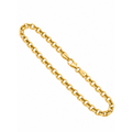 4mm Brazalete de Dama Oro 14k Rolo 7 Pulgadas