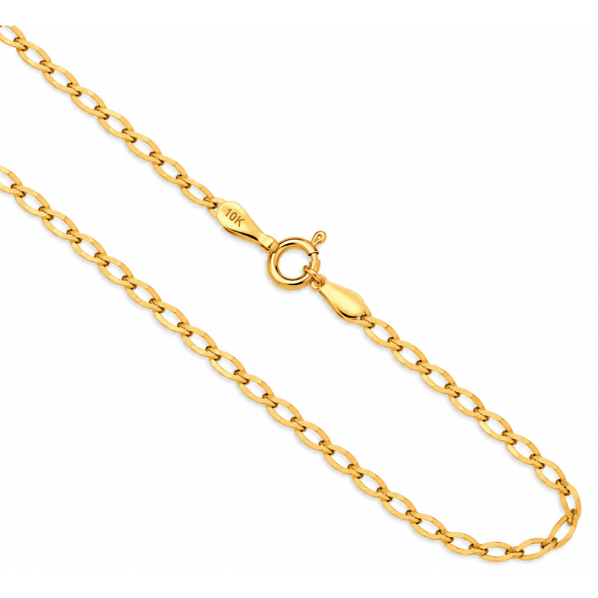 Cadena Oro 10k Cubana Oval 1.5mm II