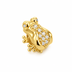 Charm Oro 10k Rana Compatible con Pulseras Europeas