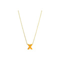 8mm Collar Oro 14k Inicial