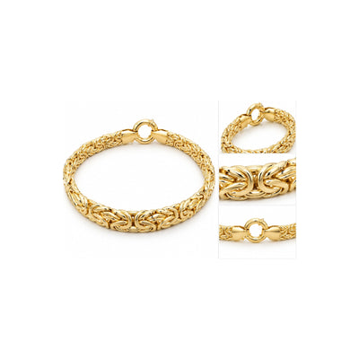 Brazalete de Dama Oro 10k Bizantino