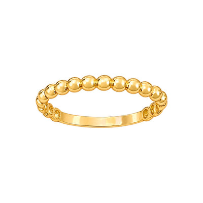 Anillo de Dama Oro 10k Bolitas