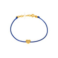 8x6mm Brazalete de Dama Oro 14k Corazón Pavé con Diamantes Naturales