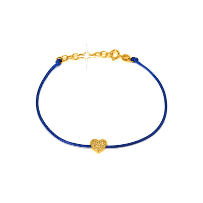 8x6mm Brazalete de Dama Oro 14k Corazón Pavé con Diamantes Naturales