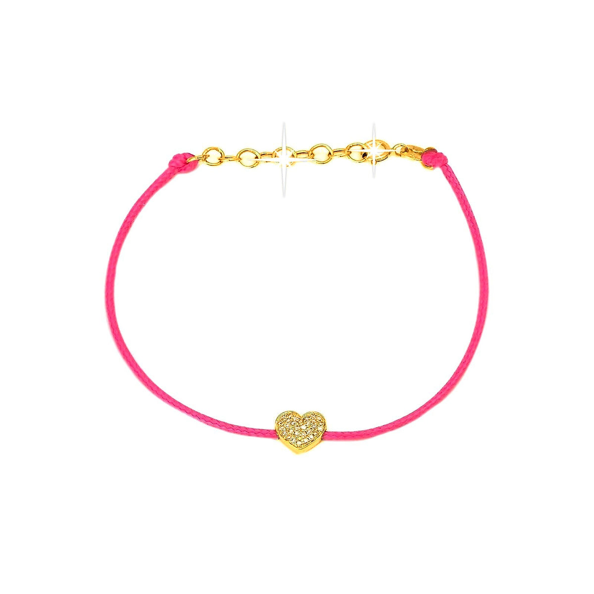 8x6mm Brazalete de Dama Oro 14k Corazón Pavé con Diamantes Naturales