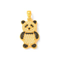 Dije Panda Oro 10k con Circonios