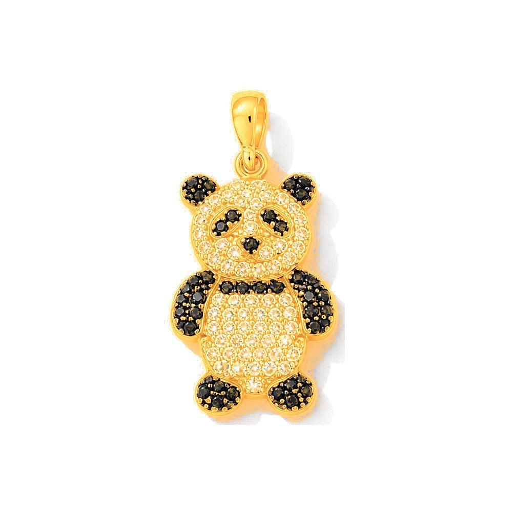 Dije Panda Oro 10k con Circonios