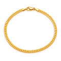 Brazalete Oro 10k Cubano Delgado