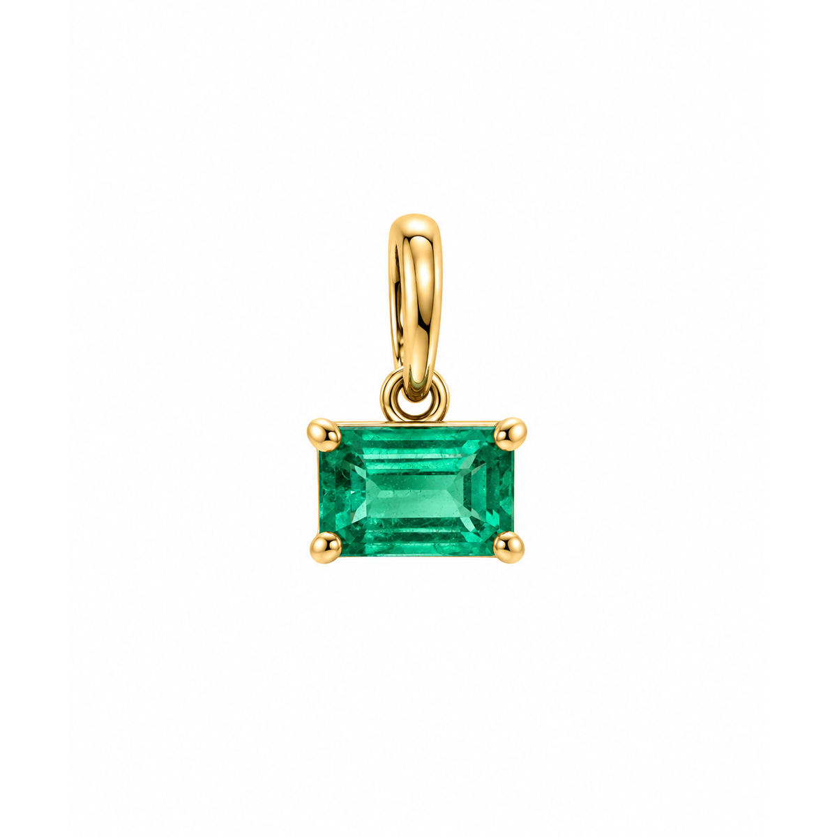 Dije Esmeralda Corte Esmeralda Oro 14k