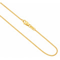 Cadena Oro 14k Cubana 1mm
