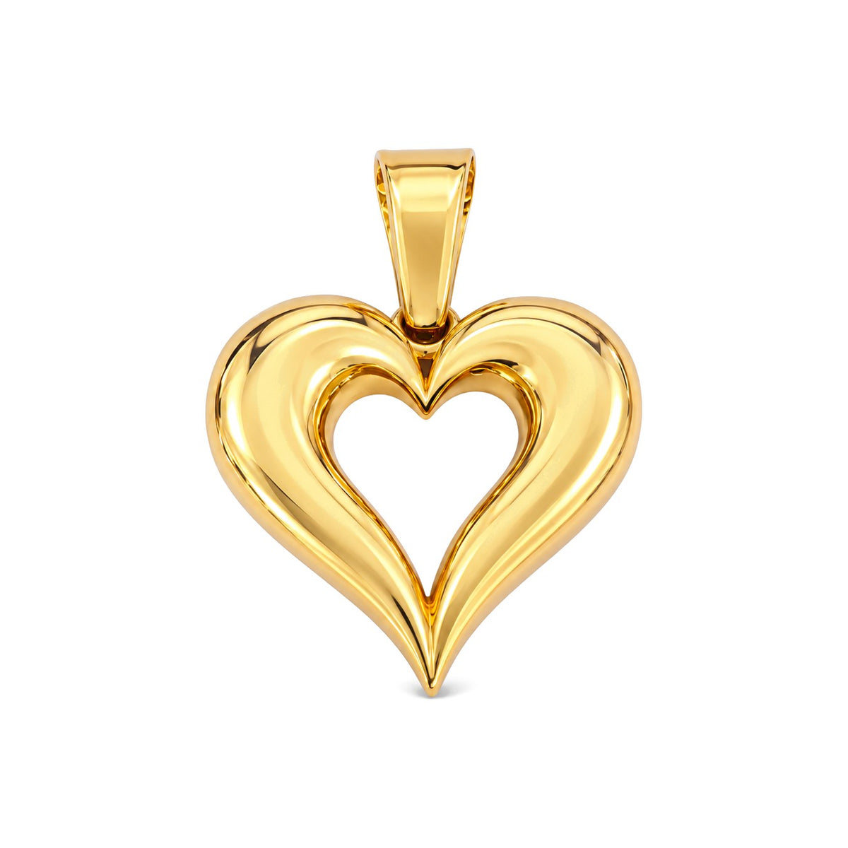 Dije Corazón Calado Oro 10k