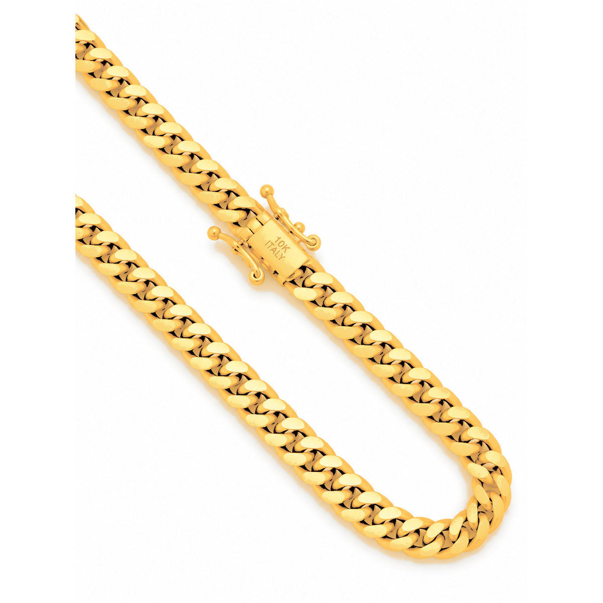 Cadena Oro 10k Cubana Sólida 3mm 24 Pulgadas II