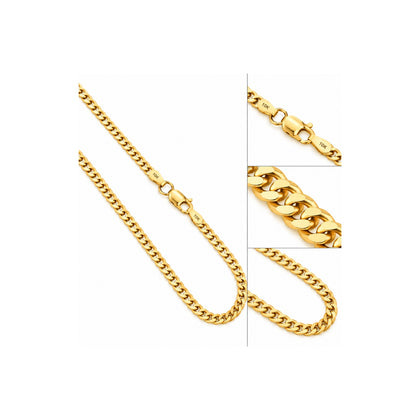 1.5mm Cadena Cubana Oro 10k 16 Pulgadas II