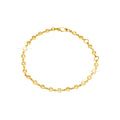 Brazalete de Dama Oro 14k Redondos con Diamantes Naturales